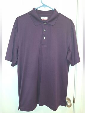 Grand Slam Men's Plum Polo Shirt